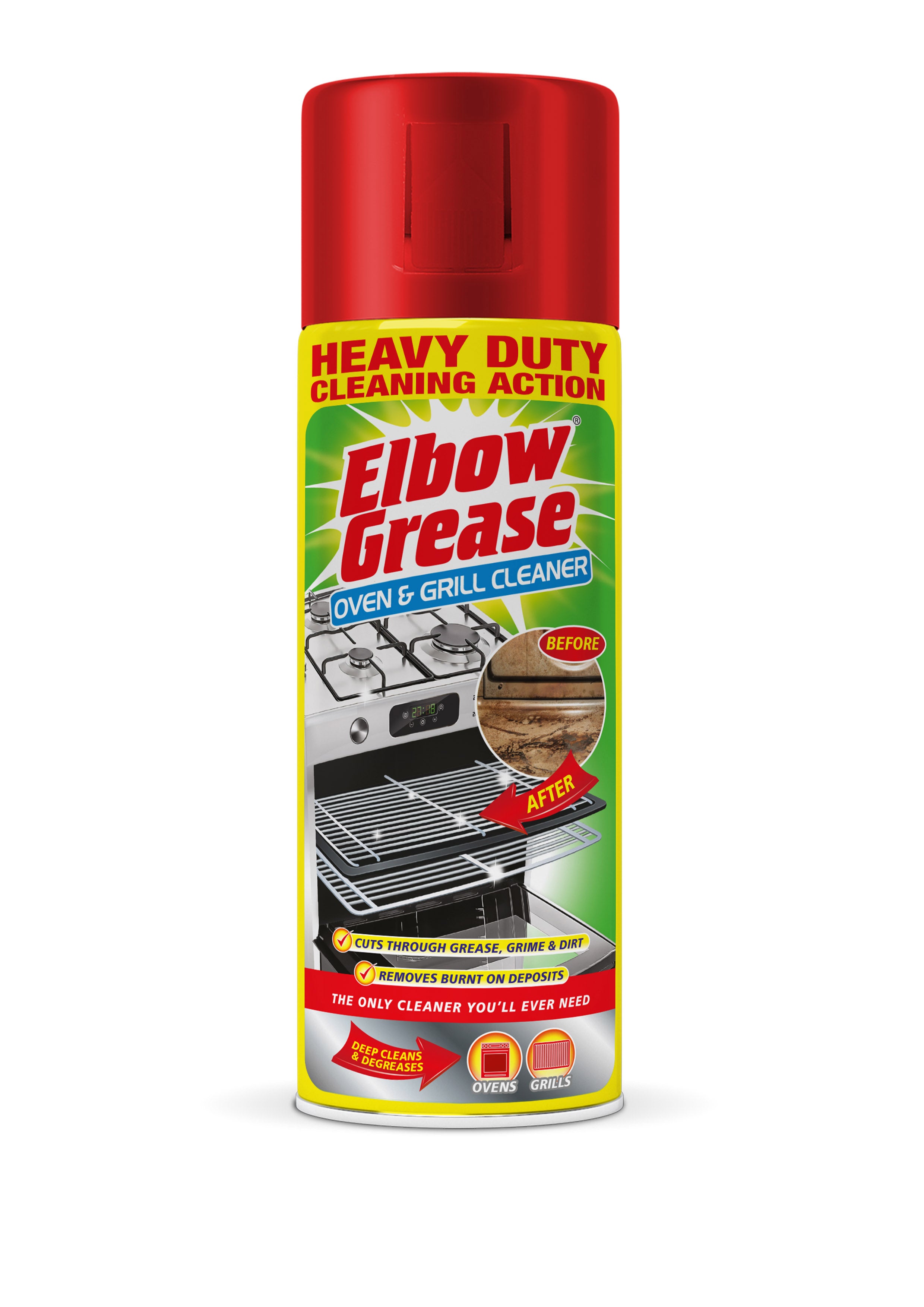 Elbow Grease Heavy Duty Oven & Grill Cleaner 400ml | Affordable & Durable - Product Image Elbow Grease Heavy Duty Oven & Grill Cleaner 400ml | Affordable & Durable - Product Image